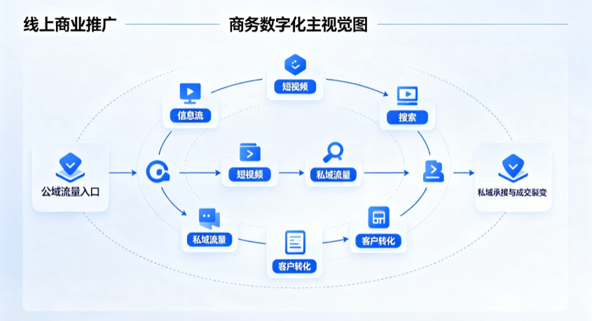 阿拉善右旗线上商业推广怎么做？全域流量闭环搭建与低成本转化实战指南